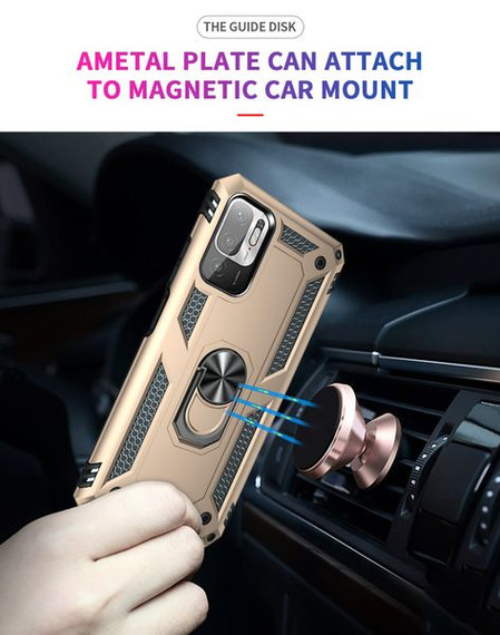 Xiaomi Redmi Note 10 Military Armour Case Gold