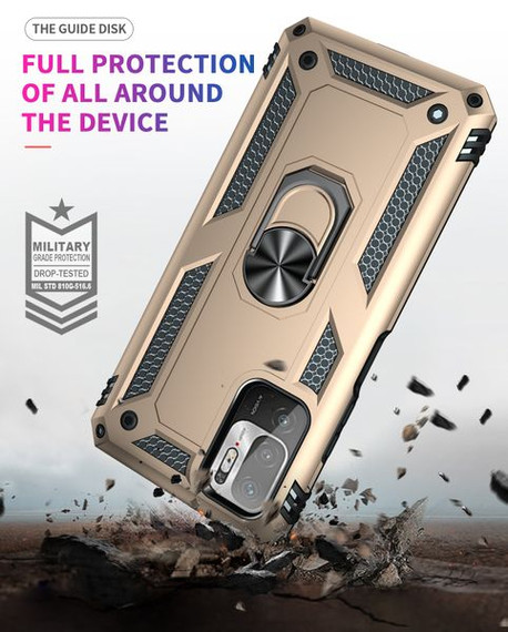 Xiaomi Redmi Note 10 Military Armour Case Gold