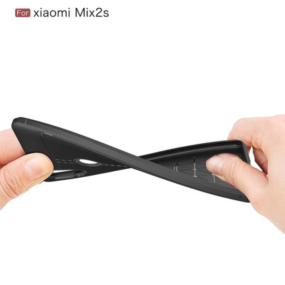 Xiaomi Mi Mix 2S Leather Texture Case Grey
