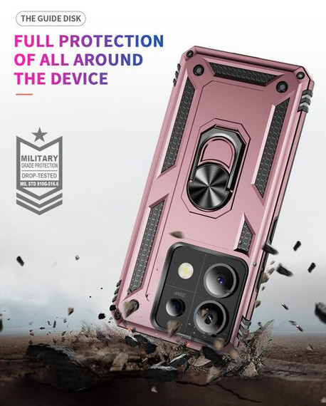 Xiaomi Redmi Note 13 Pro 5G Military Armour Ring Case RoseGold