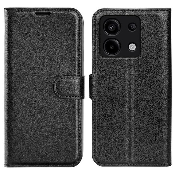 Xiaomi Poco X6 5G      Pu Wallet Case    [Black]