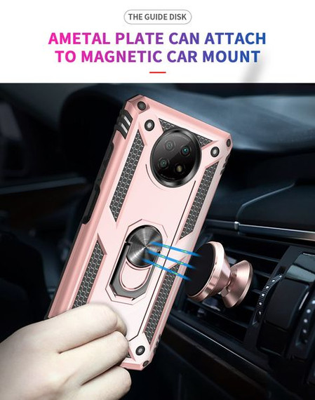 Xiaomi Redmi Note 9T Military Armour Case RoseGold