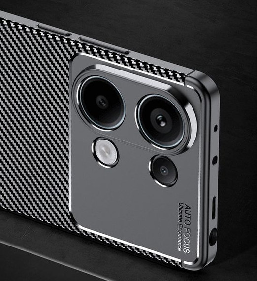 Xiaomi Redmi Note 13 4G Carbon Fibre Case Black