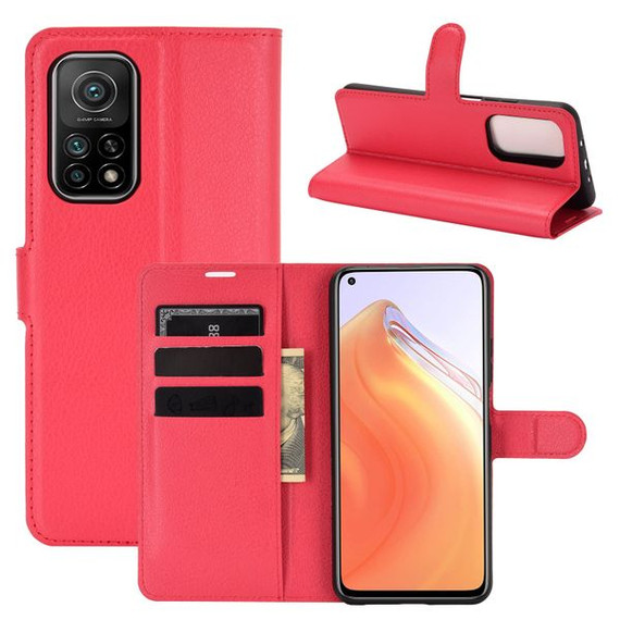 Xiaomi 11T      Pu Wallet Case    [Red]