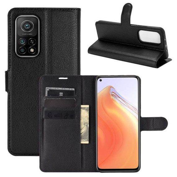 Xiaomi 11T Pro      Pu Wallet Case    [Black]