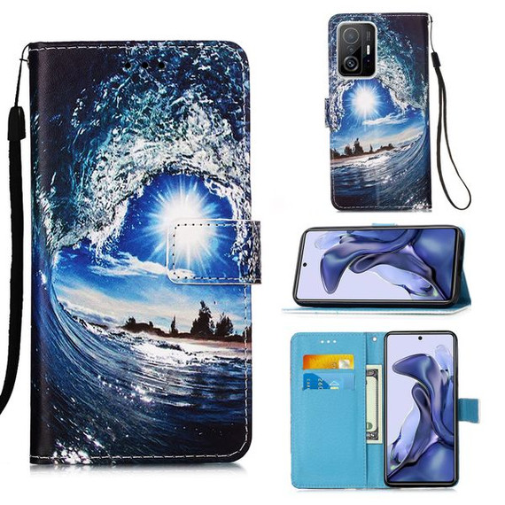 Xiaomi 11T Pro Designer PU Case SeaWave