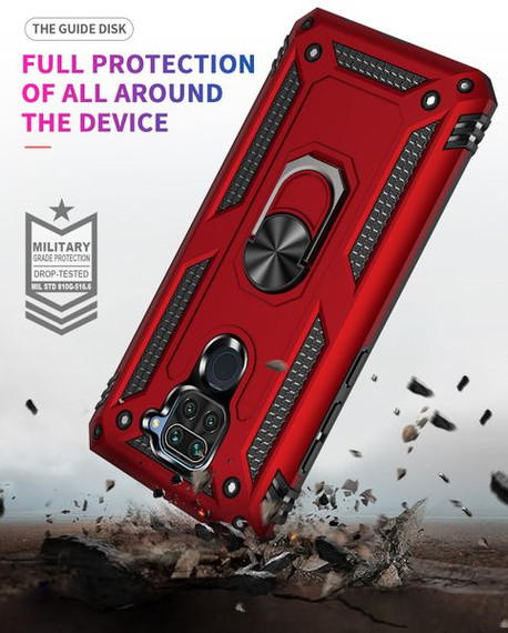 Xiaomi Redmi Note 9 Military Armour Case Red