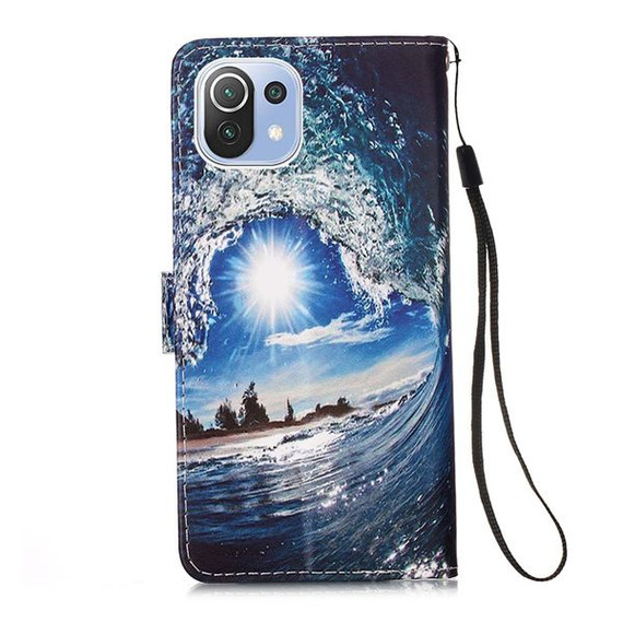 Xiaomi Mi 11 Lite 5G Designer PU Case SeaWave