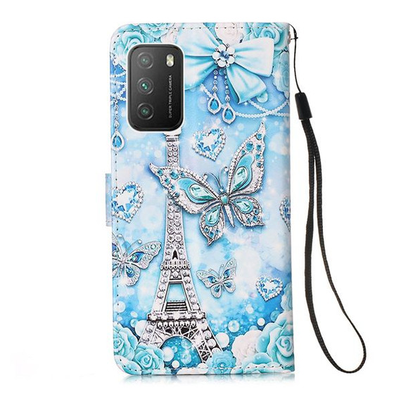 Xiaomi Redmi 9T Designer PU Case EiffelTower