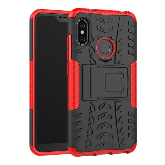 Xiaomi Mi A2 Lite Heavy Duty Case Red