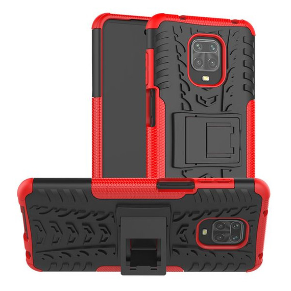 Xiaomi Redmi Note 9S/Note 9 Pro Heavy Duty Case Red