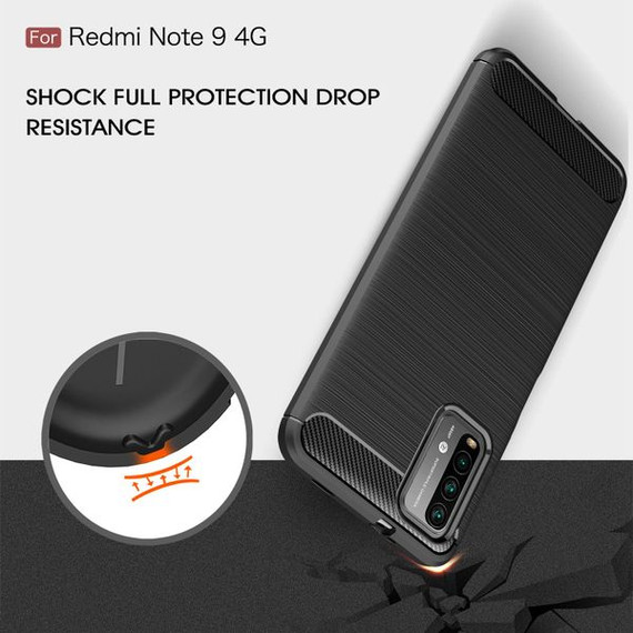 Xiaomi Redmi 9T Carbon Fibre Case Navy