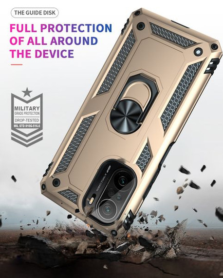 Xiaomi Mi 11i Military Armour Case Gold
