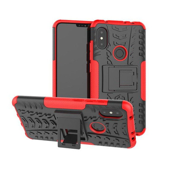 Xiaomi Redmi Note 6 Pro Heavy Duty Case Red Xiaomi Redmi Note 6 Pro Heavy Duty Case Red