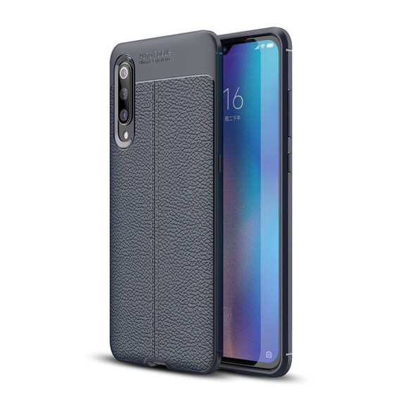 Xiaomi Mi 9 Leather Texture Case Navy