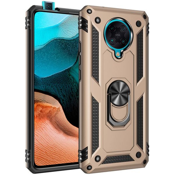 Xiaomi Poco F2 Pro Military Armour Case Gold
