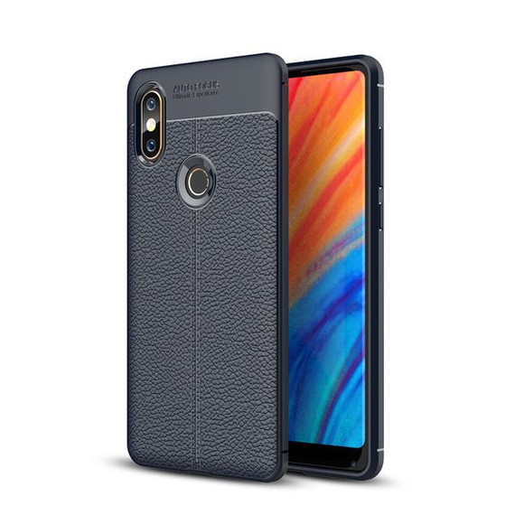 Xiaomi Mi Mix 2S Leather Texture Case Navy