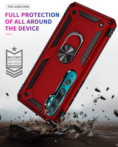 Xiaomi Mi Note 10 / Note 10 Pro Military Armour Case Red Xiaomi Mi Note 10 / Note 10 Pro Military Armour Case Red