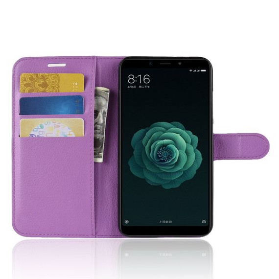 Xiaomi Mi A2      Pu Wallet Case    [Purple]