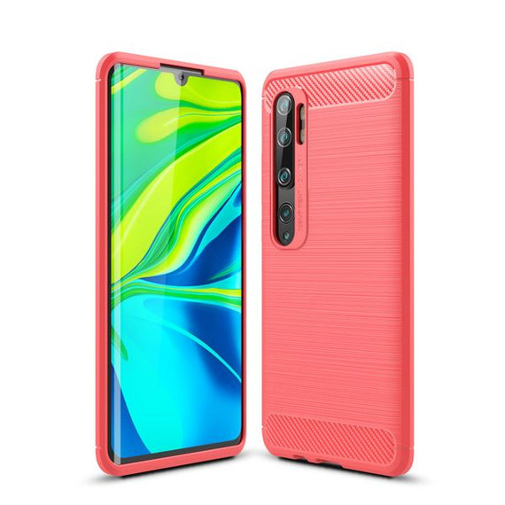Xiaomi Mi Note 10 / Note 10 Pro Carbon Fibre Case Red Xiaomi Mi Note 10 / Note 10 Pro Carbon Fibre Case Red
