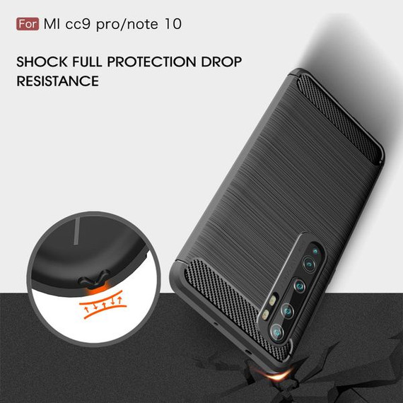 Xiaomi Mi Note 10 / Note 10 Pro Carbon Fibre Case Red Xiaomi Mi Note 10 / Note 10 Pro Carbon Fibre Case Red
