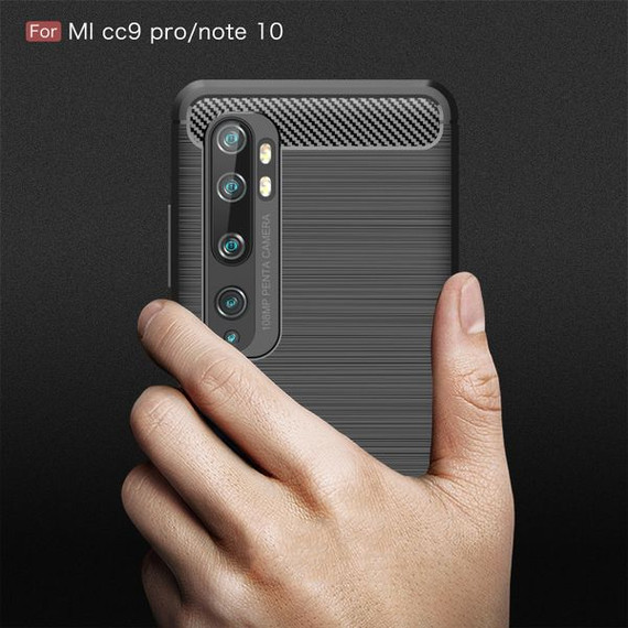 Xiaomi Mi Note 10 / Note 10 Pro Carbon Fibre Case Red