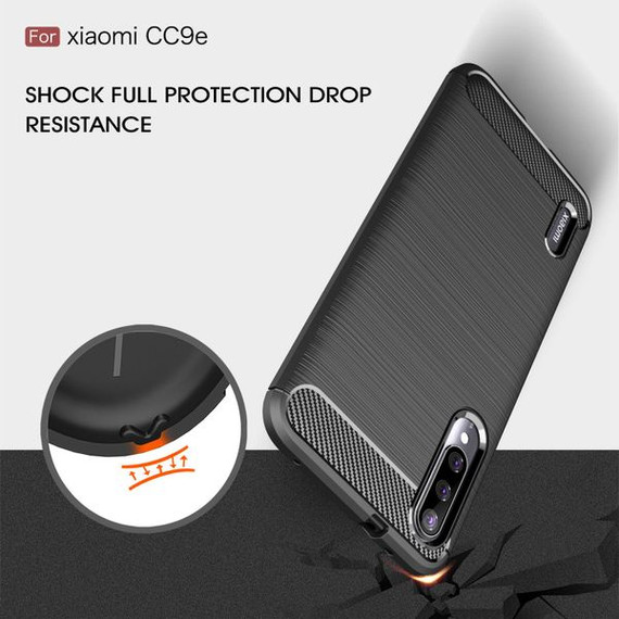 Xiaomi Mi A3 Carbon Fibre Case Black