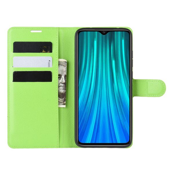 Xiaomi Redmi Note 8 Pro      Pu Wallet Case    [Green]