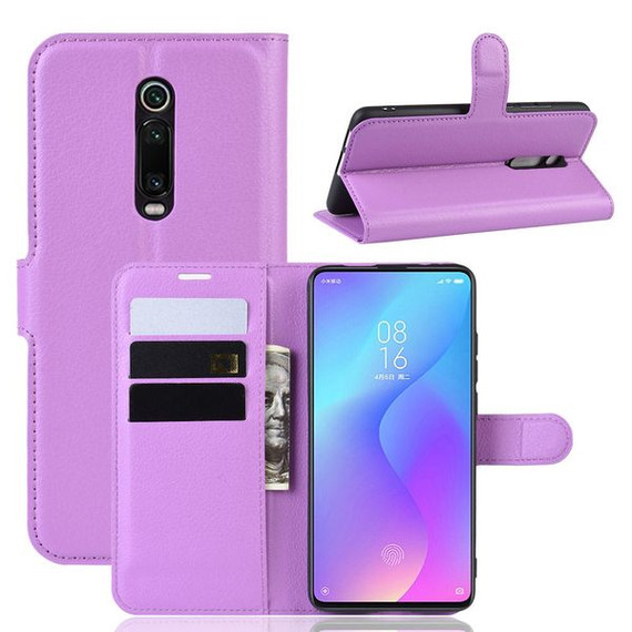 Xiaomi Mi 9T/9Tpro      Pu Wallet Case    [Purple]