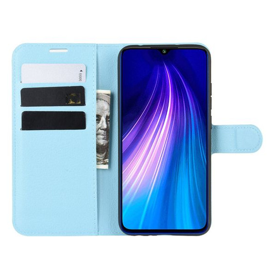 Xiaomi Redmi Note 8T      Pu Wallet Case    [Lightblue]