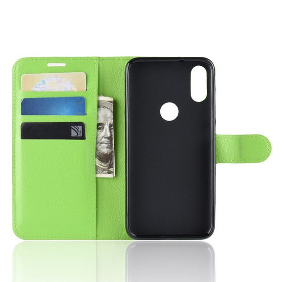 Xiaomi Redmi Note 7      Pu Wallet Case    [Green]