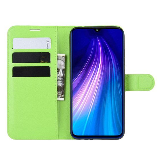 Xiaomi Redmi Note 8T      Pu Wallet Case    [Green]