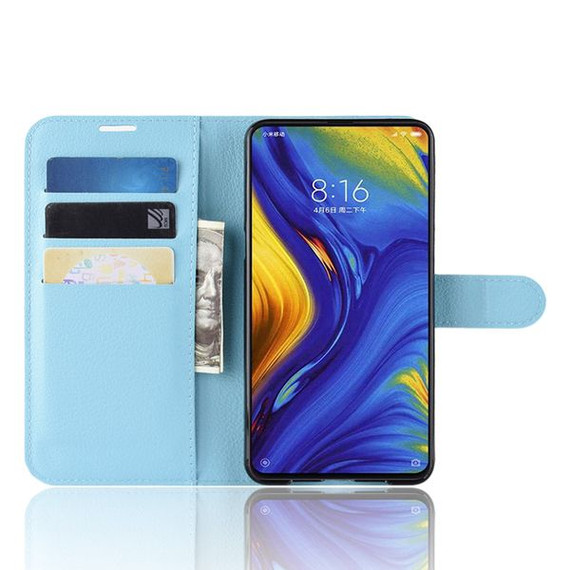 Xiaomi Mi Mix 3      Pu Wallet Case    [Lightblue]