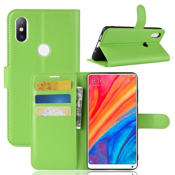 Xiaomi Mi Mix 2S      Pu Wallet Case    [Green]
