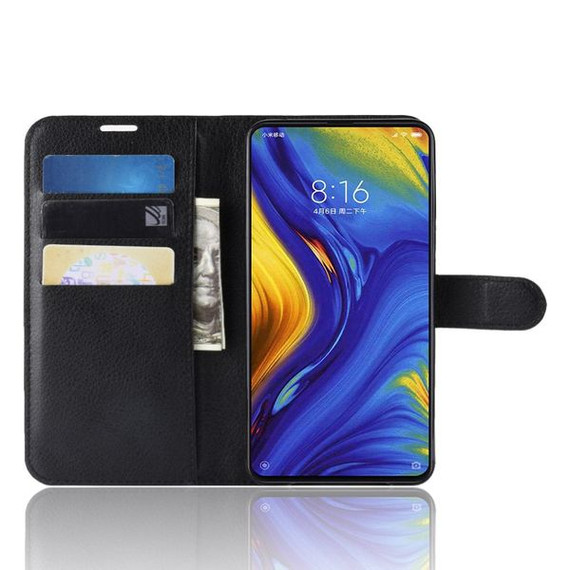 Xiaomi Mi Mix 3      Pu Wallet Case    [Black]