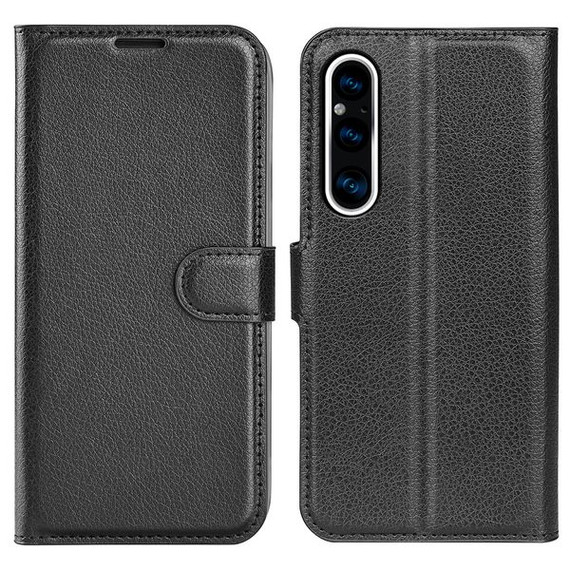 Sony Xperia 1 V      Pu Wallet Case    [Black]
