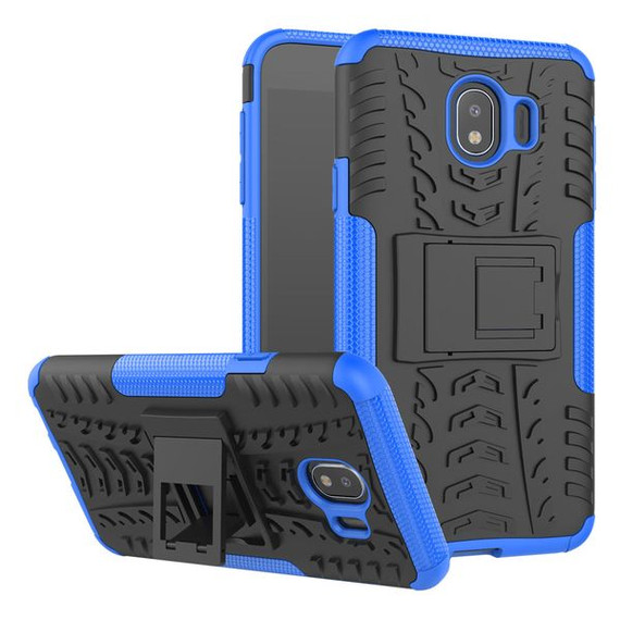 Samsung Galaxy J4      Heavy Duty Case    Blue