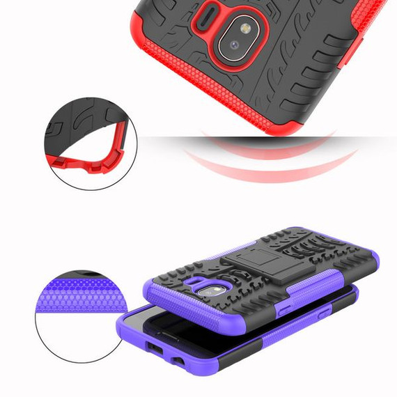 Samsung Galaxy J4      Heavy Duty Case    Blue