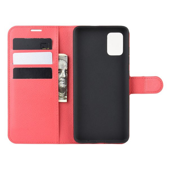 Galaxy A71      Pu Wallet Case    [Red]