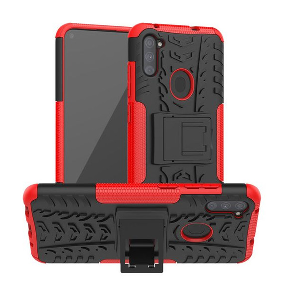Samsung Galaxy A11      Heavy Duty Case    Red