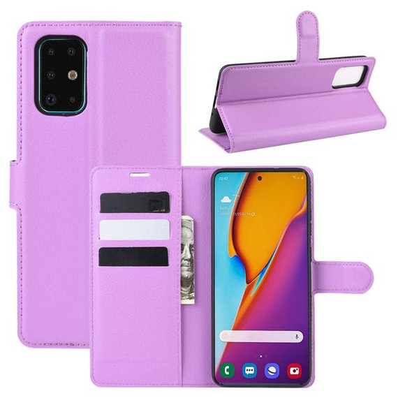 Galaxy S20 Plus      Pu Wallet Case    [Purple]