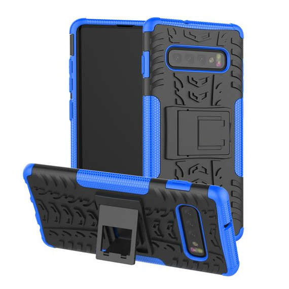 Samsung Galaxy S10 Plus      Heavy Duty Case    Blue