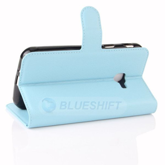 Galaxy Xcover 4      Pu Wallet Case    [Lightblue]