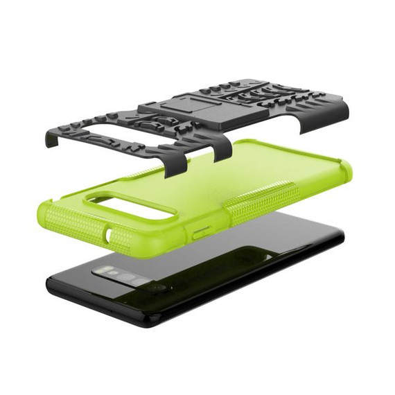 Samsung Galaxy S10      Heavy Duty Case    Green