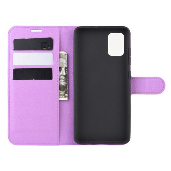 Galaxy A71 5G      Pu Wallet Case    [Purple]