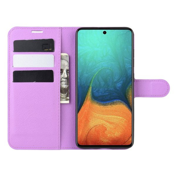 Galaxy A71 5G      Pu Wallet Case    [Purple]