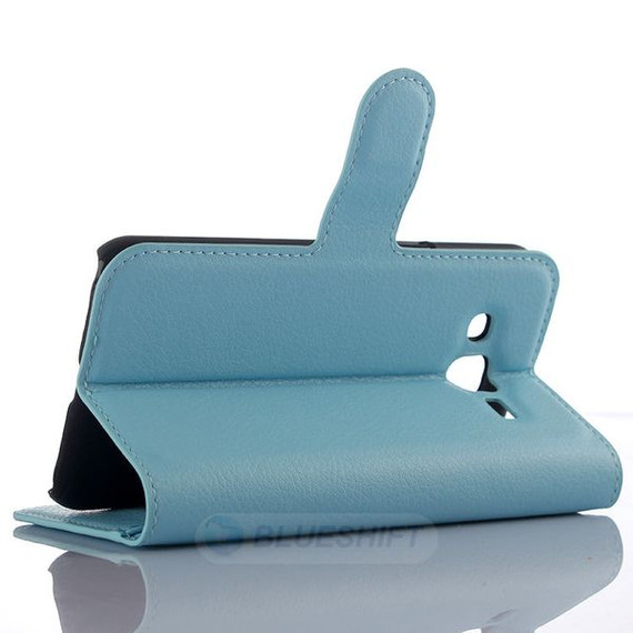 Galaxy J3 2016      Pu Wallet Case    [Lightblue]
