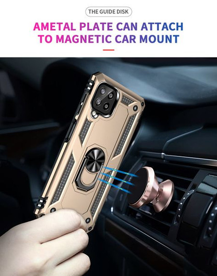 Samsung Galaxy A22 4G      Military Armour Case    Gold