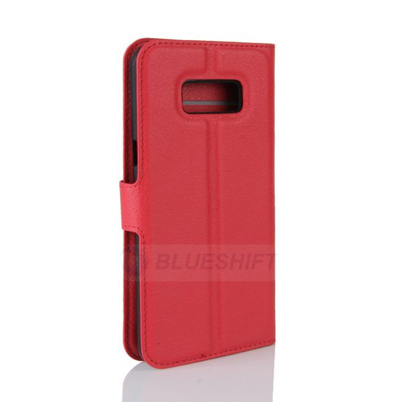 Galaxy S8      Pu Wallet Case    [Red]