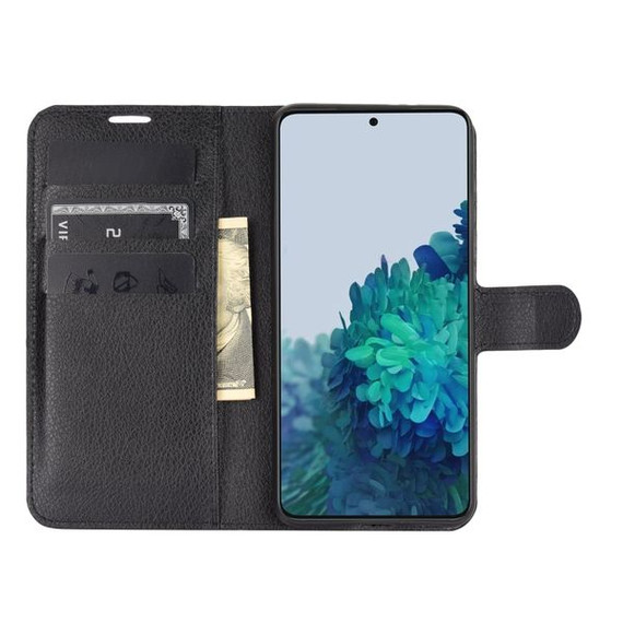 Galaxy S21 Plus      Pu Wallet Case    [Black]